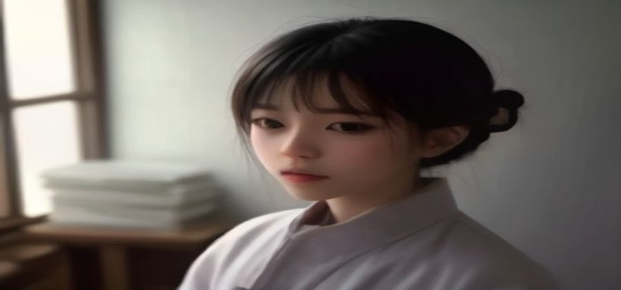 摄影棚内三点布光示意，主灯柔光箱从模特左前方 45 度角照射，右侧放置白色反光板补光，背景灯从下方打亮白色背景布
